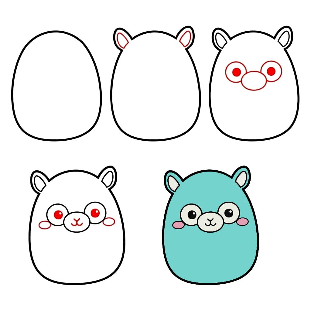 Squishmallows Tim piirustus
