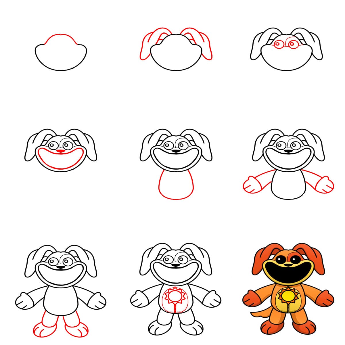 DogDay nukke piirustus