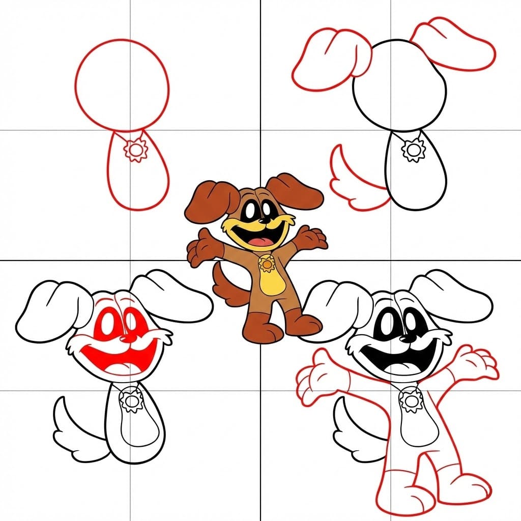 DogDay Smiling Critters sarjasta piirustus