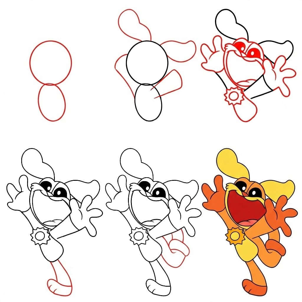 Hauska DogDay piirustus