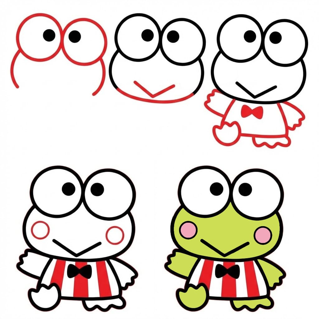 Keroppi piirustus