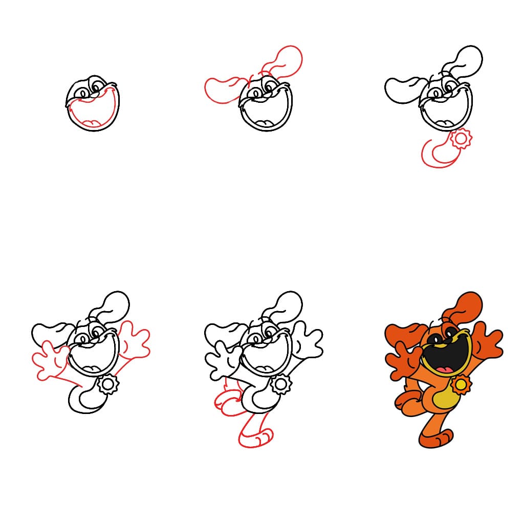 Suloinen DogDay piirustus