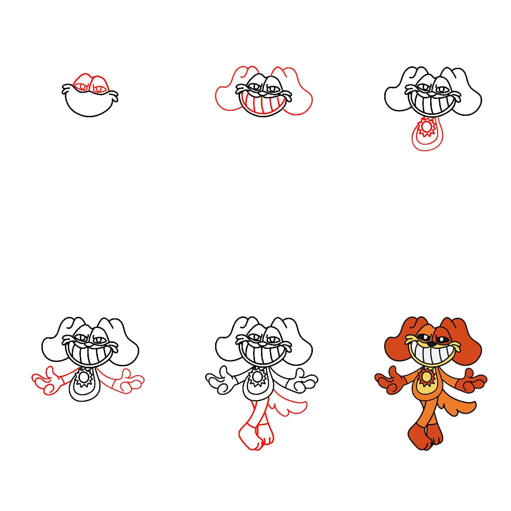 Superhieno DogDay piirustus