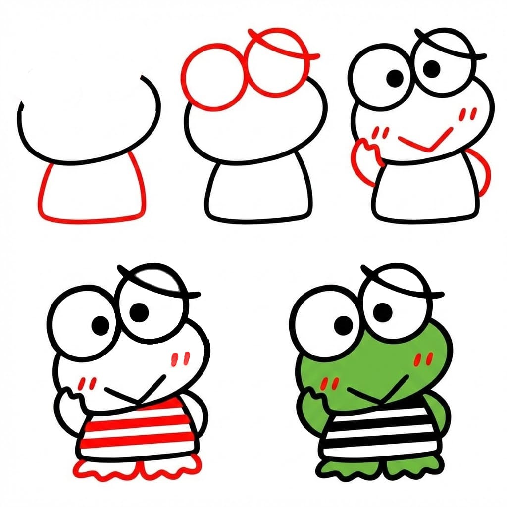 Ujo Keroppi piirustus