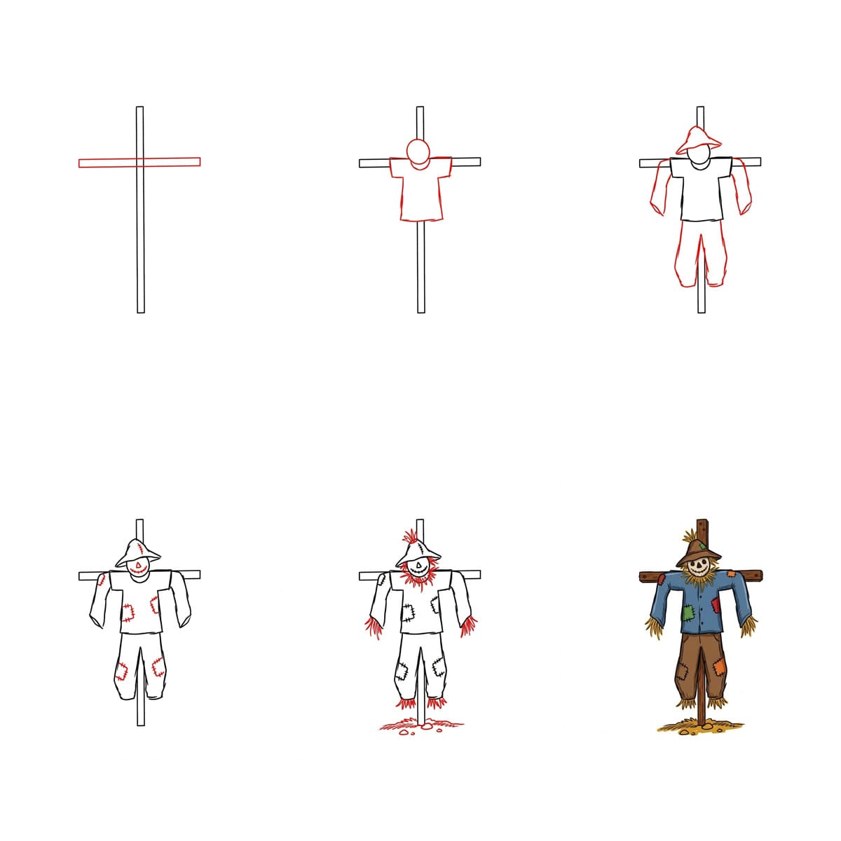 Ilmainen linnunpelätin piirustus