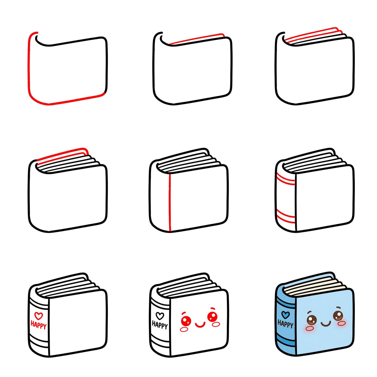 Kirja Kawaii piirustus