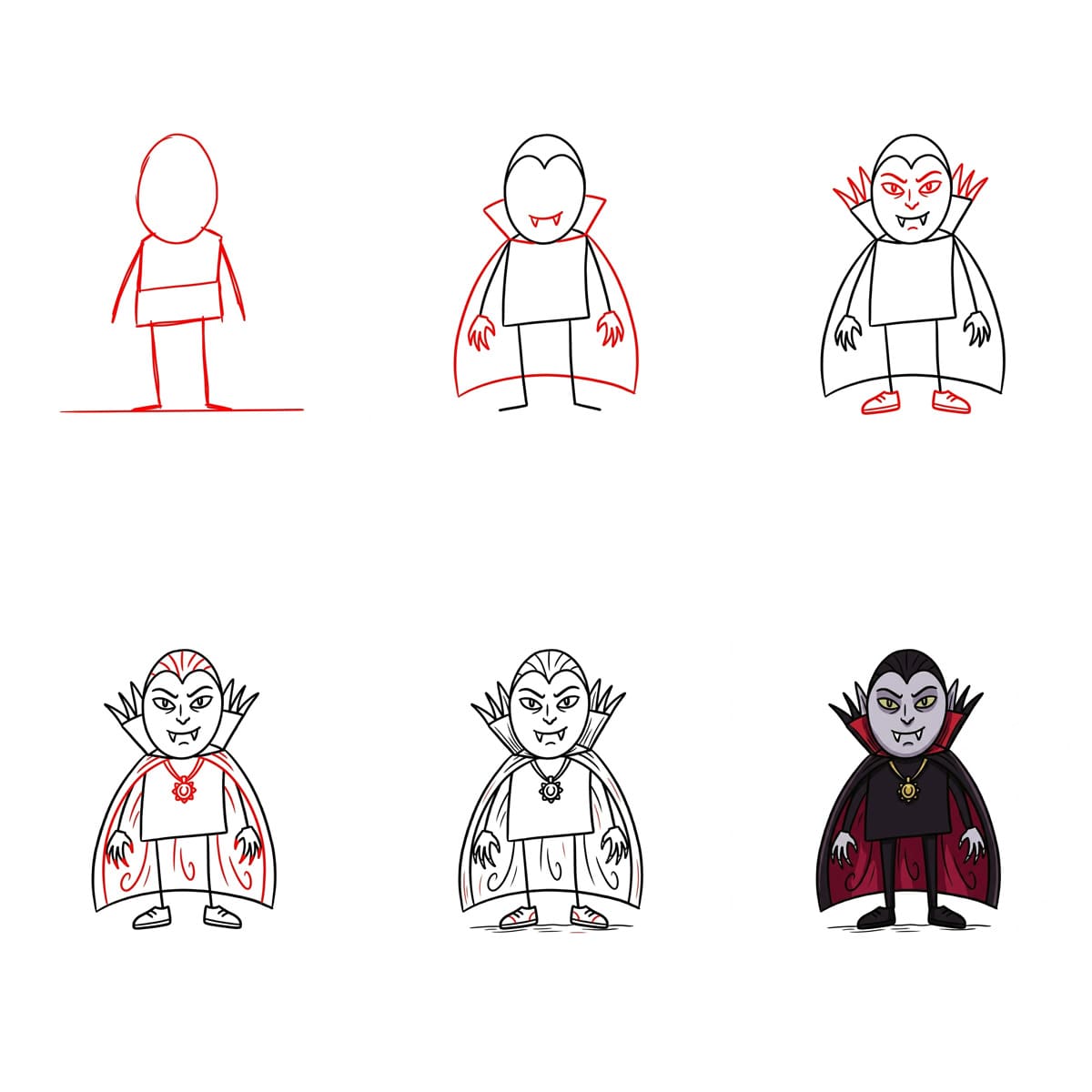 Mahtava vampyyri piirustus