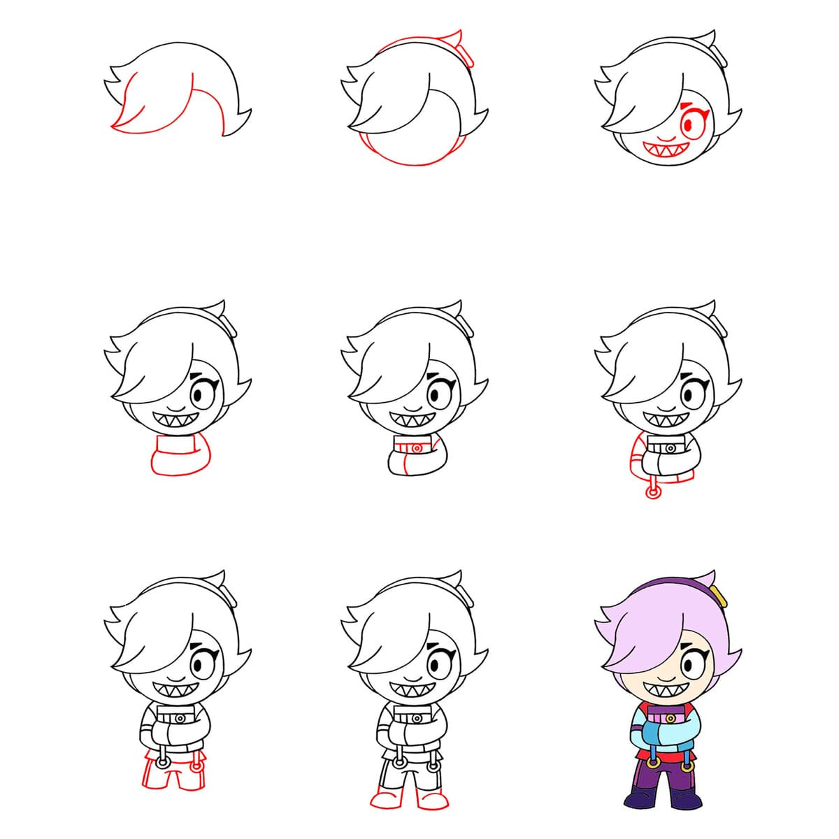 Colette Brawl Stars piirustus