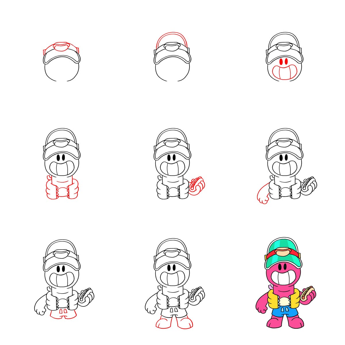 Doug Brawl Stars piirustus