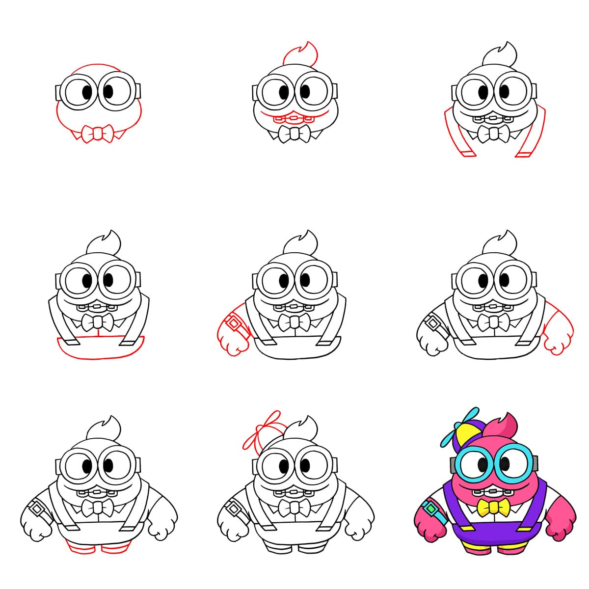 Nerd Squeak Brawl Stars piirustus