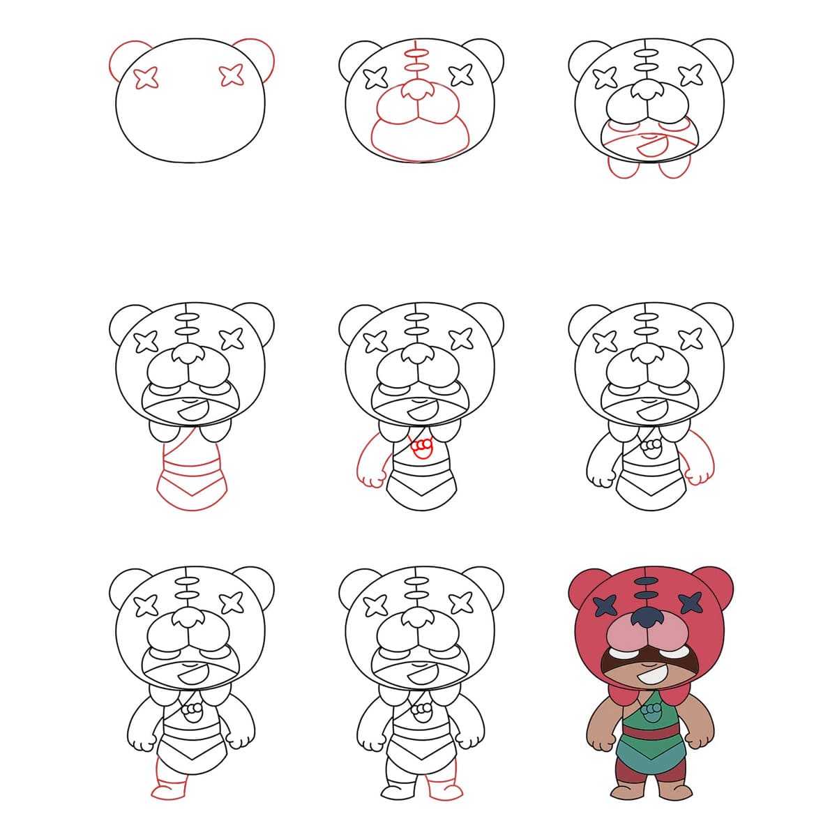 Nita Brawl Stars piirustus