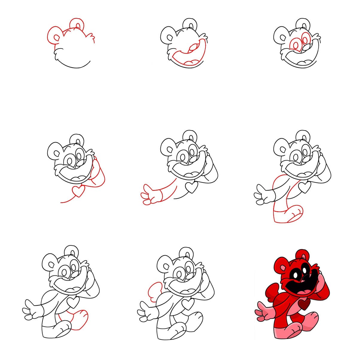 Bobby BearHug hauska piirustus