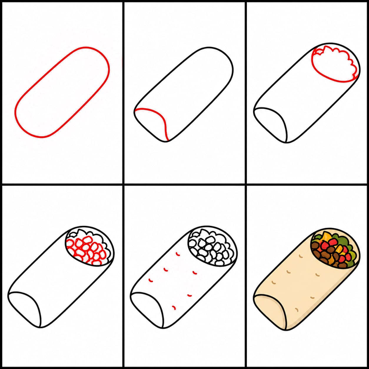 Burrito piirustus