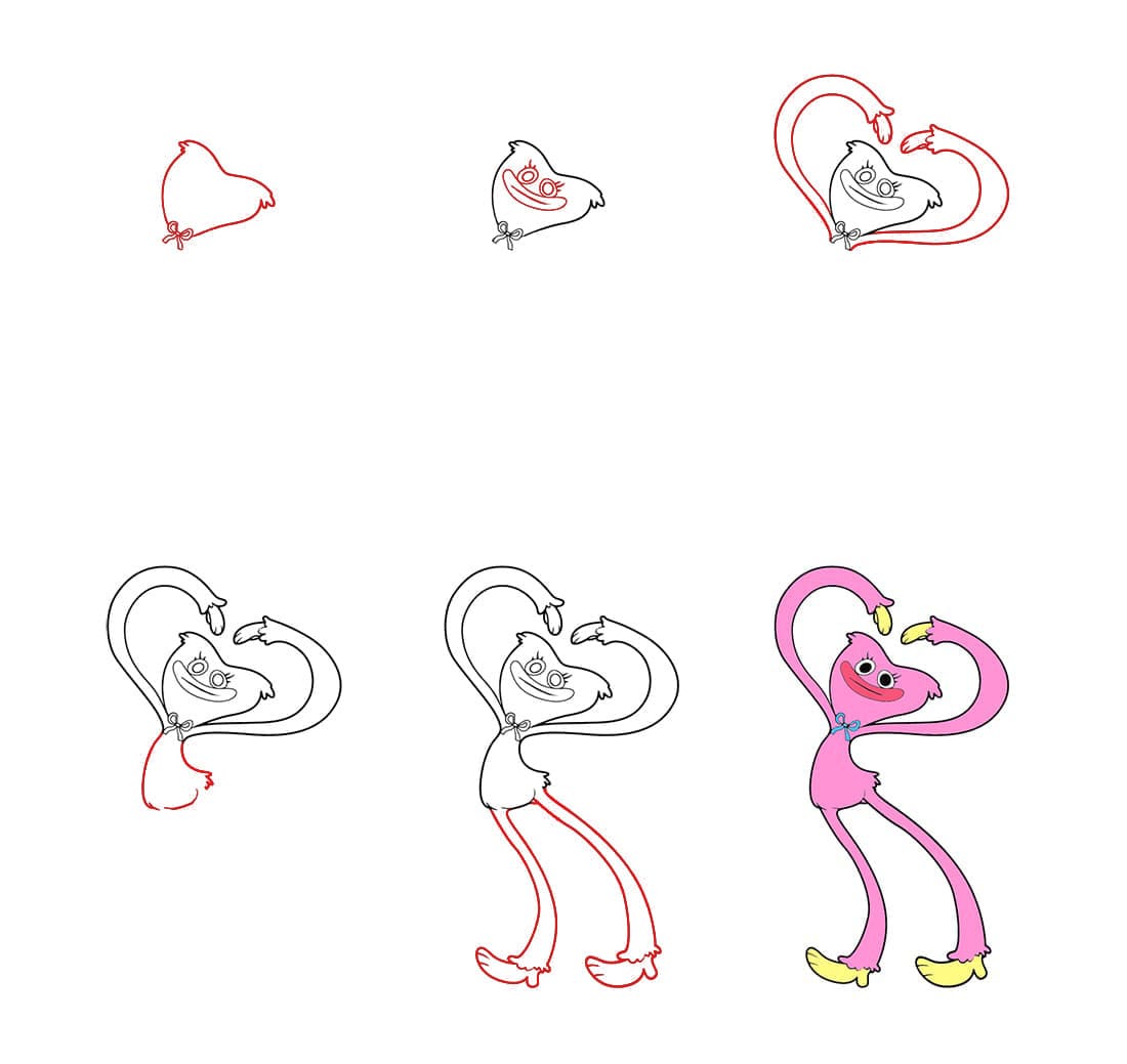 Ihastuttava Kissy Missy piirustus