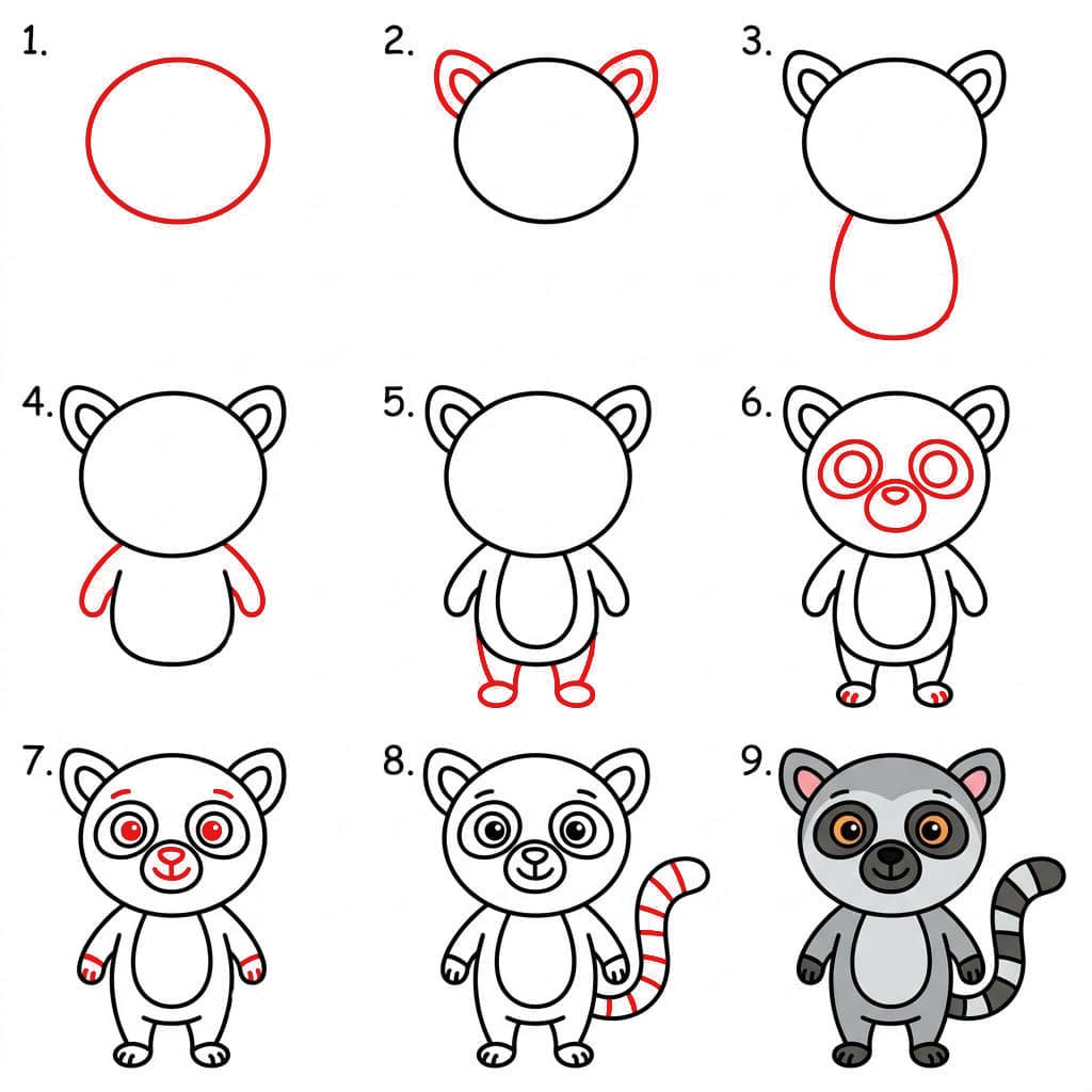 Lemuri piirustus