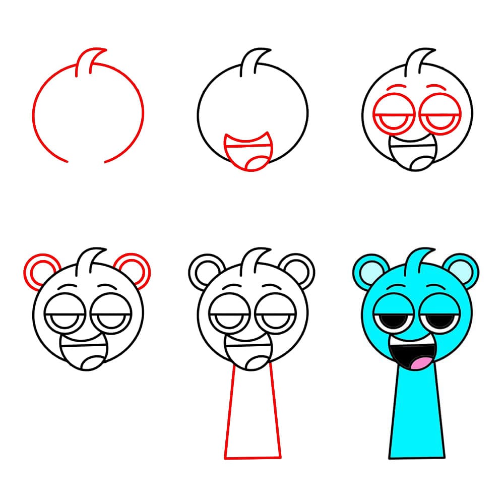 Sprunki Incredibox piirustus